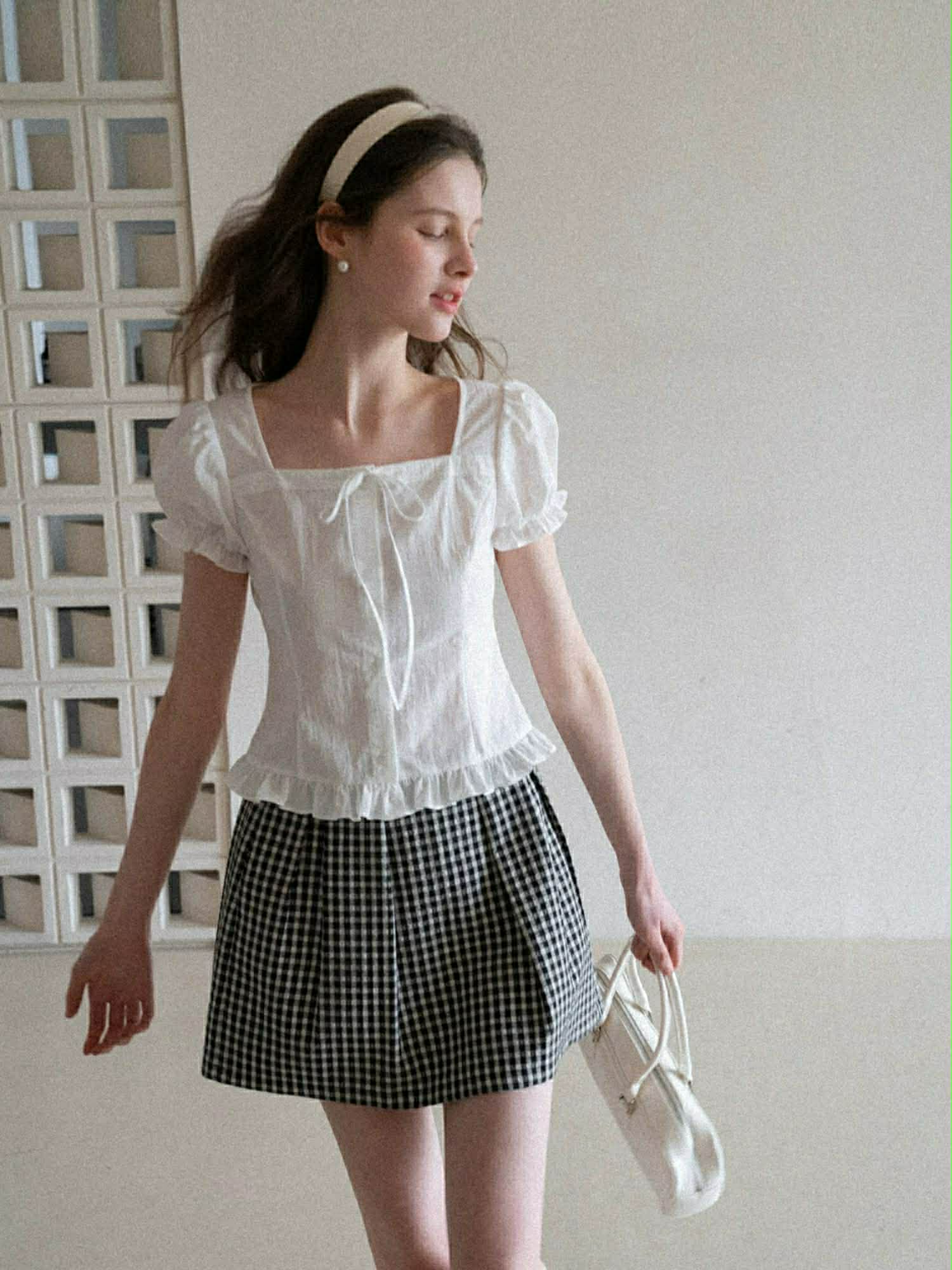 “YUMII” J 清楚系・リボンショルダー