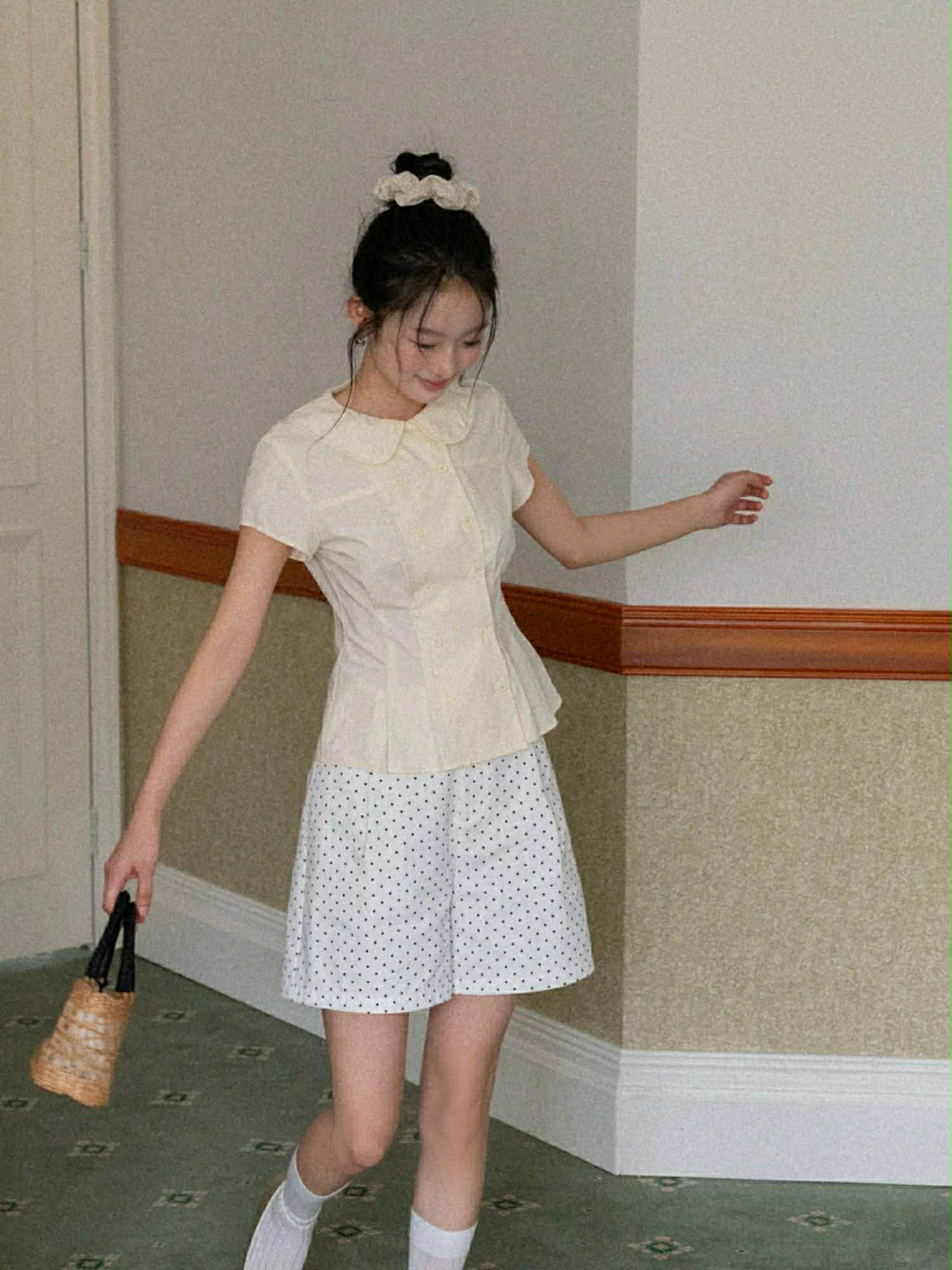 ĐÔI DÉP “YUMII” J エレガントなレースアップドレス